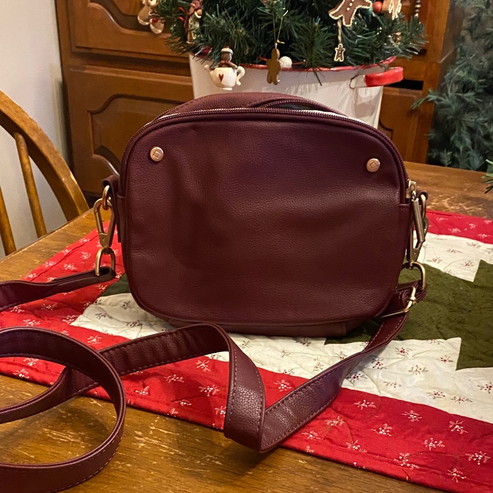 Thirty-One Deep Red Crossbody Bag